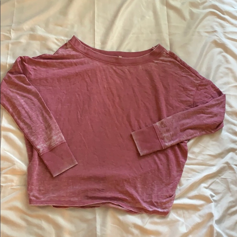 Off the shoulder sweatshirt